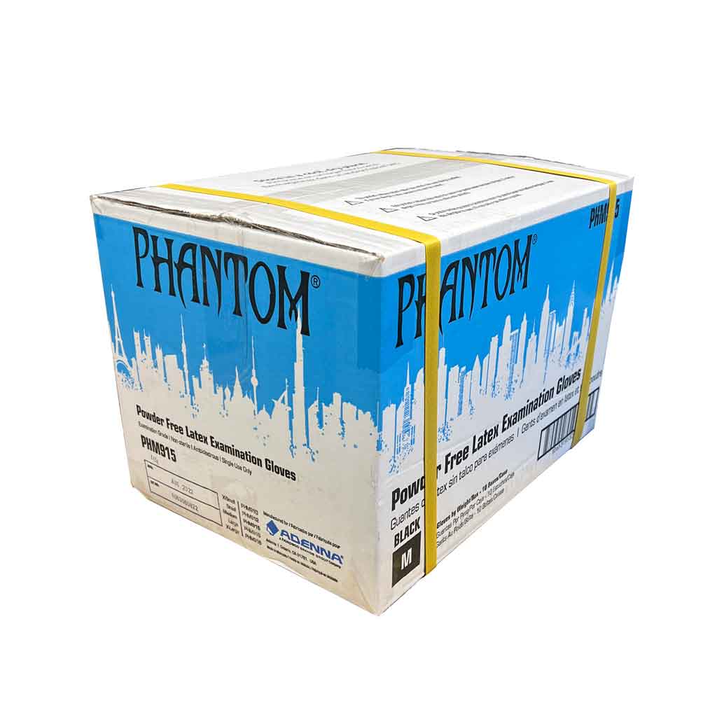 PHANTOM Latex Exam Gloves 6mil Powder Free - Image 5